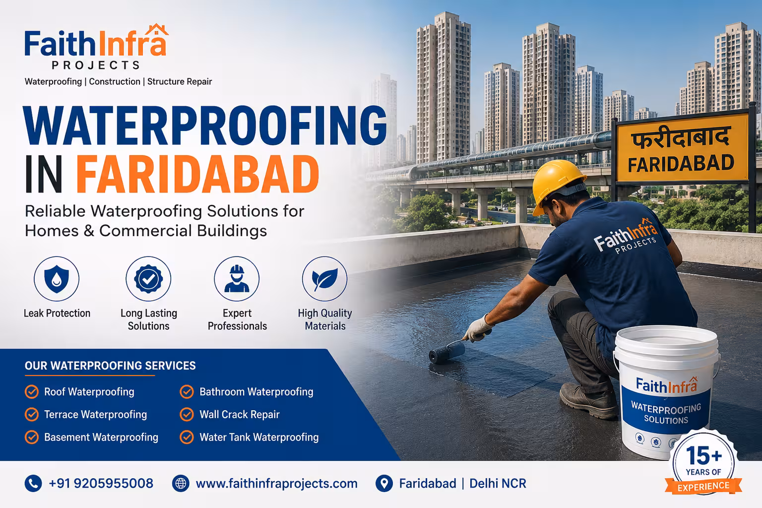Waterproofing in Faridabad, Haryana