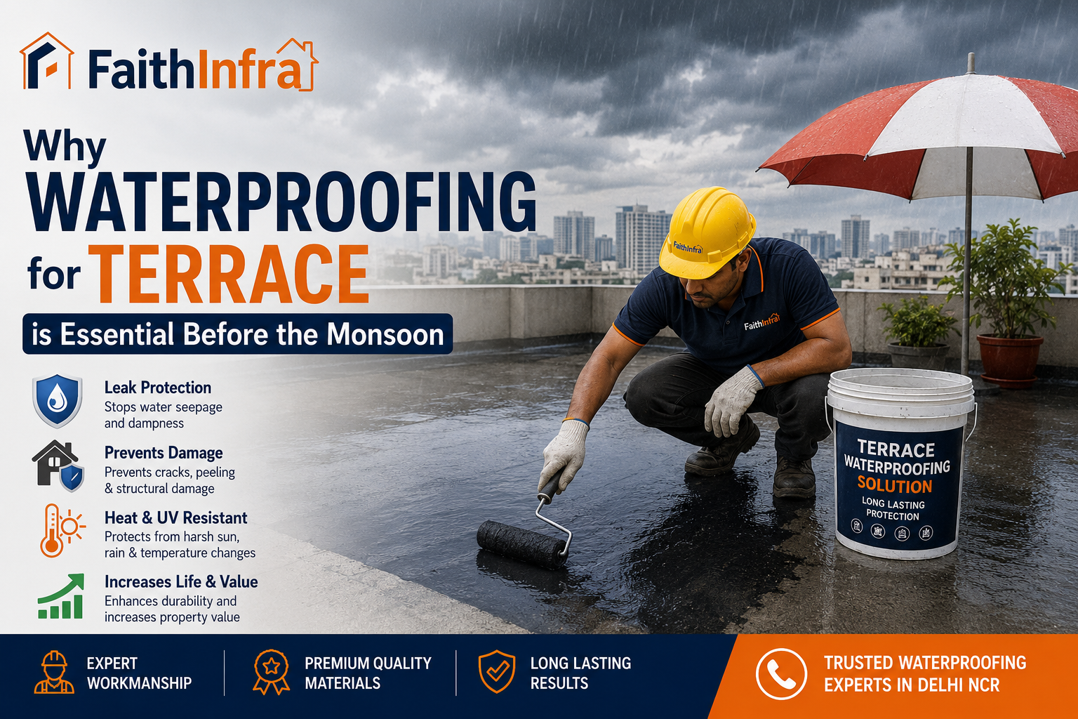 water proofing for terrace