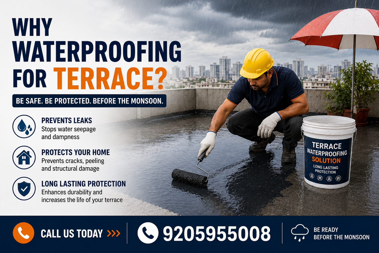 Waterproofing For Terrace