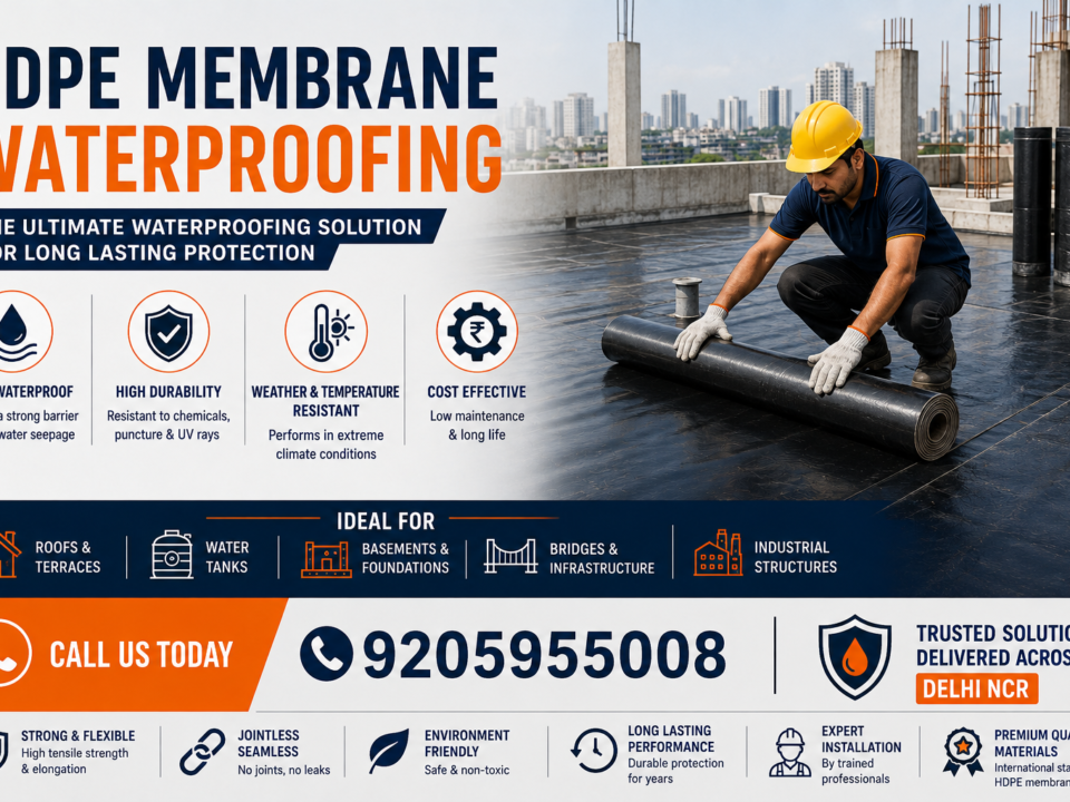HDPE Membrane Waterproofing