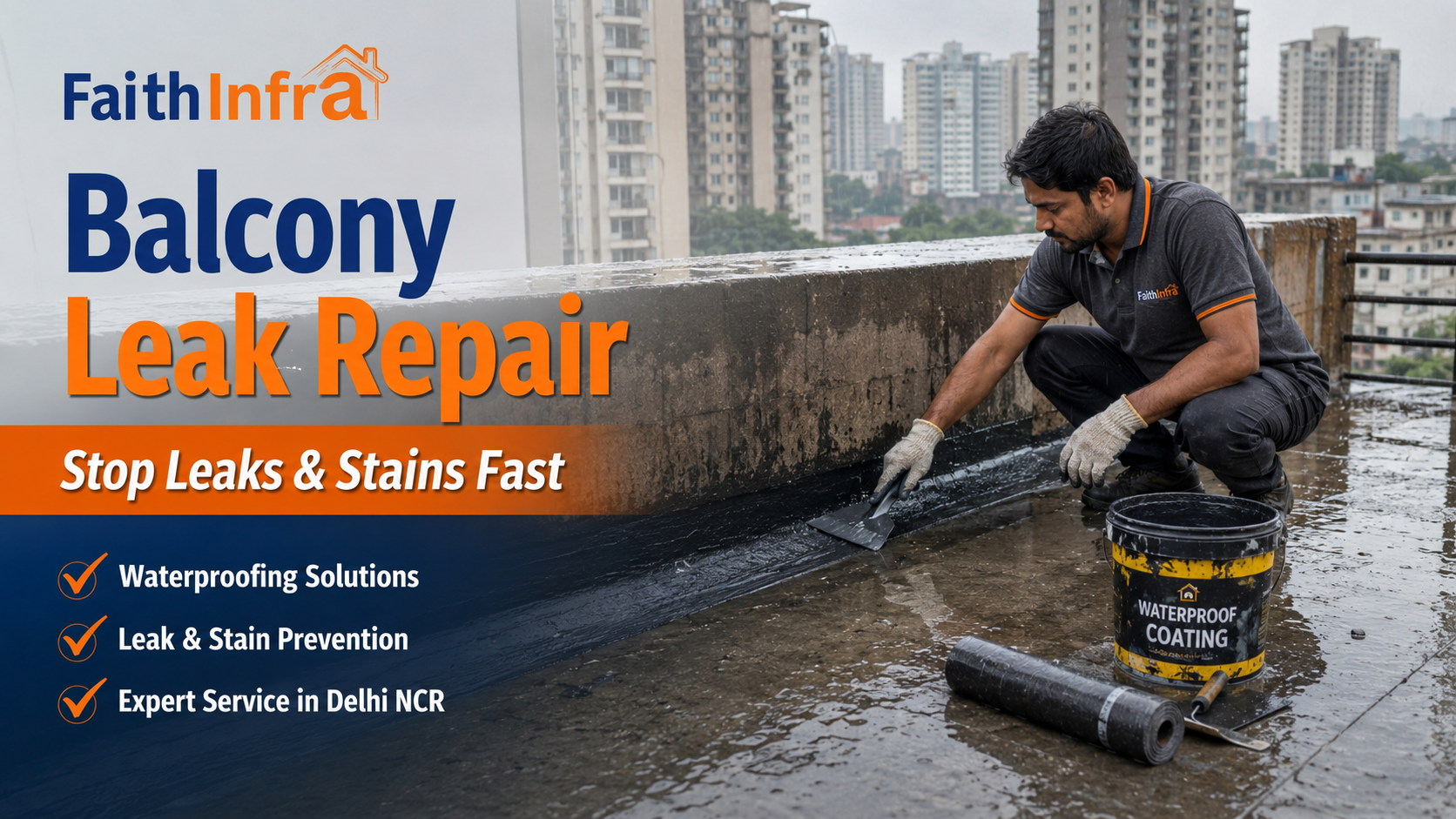 balcony leak repair