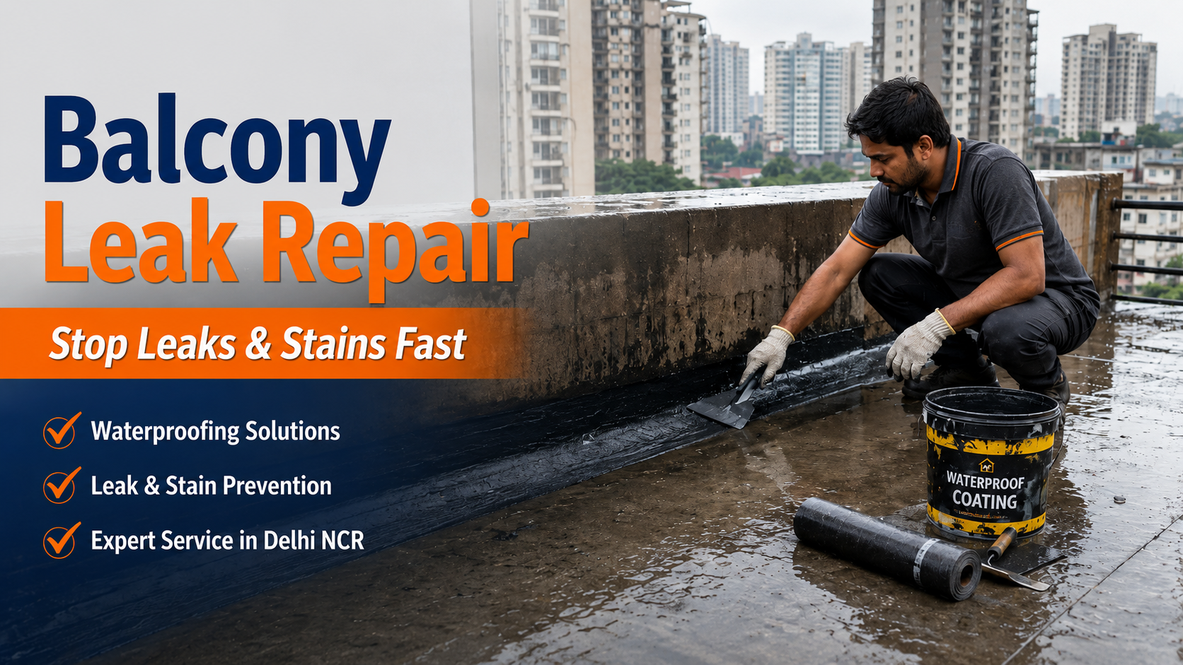 balcony leak repair