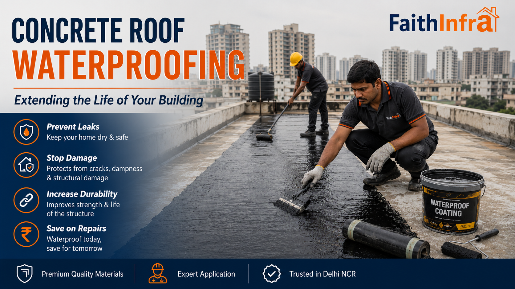 concrete roof waterproofing